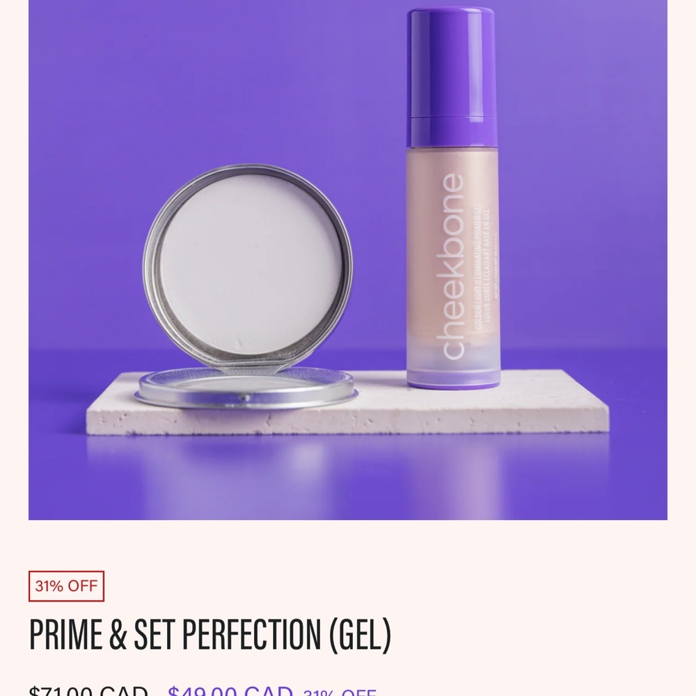 Prime & Set Perfection Gel — Purple